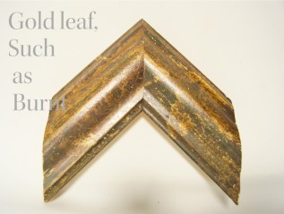 焼けた様な金箔