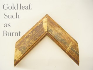 焼けた様な金箔